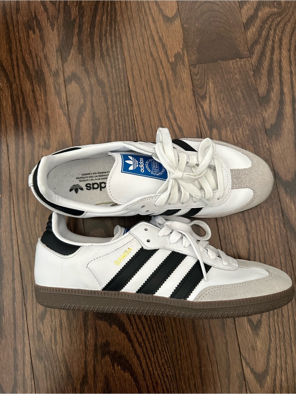 Adidas Samba Classic Sneakers - White/Black